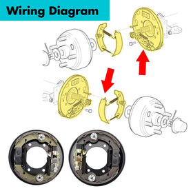 10L0L brake cluster backplate and shoes deliver durable braking components