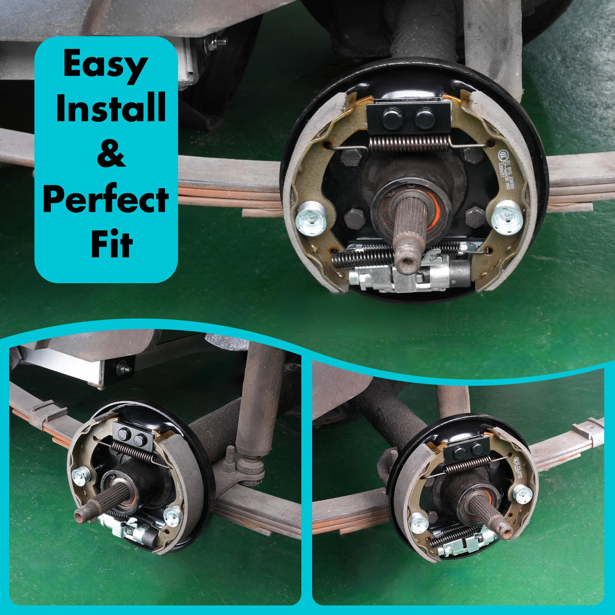 10L0L brake cluster packaging shows complete replacement kit for straightforward installation