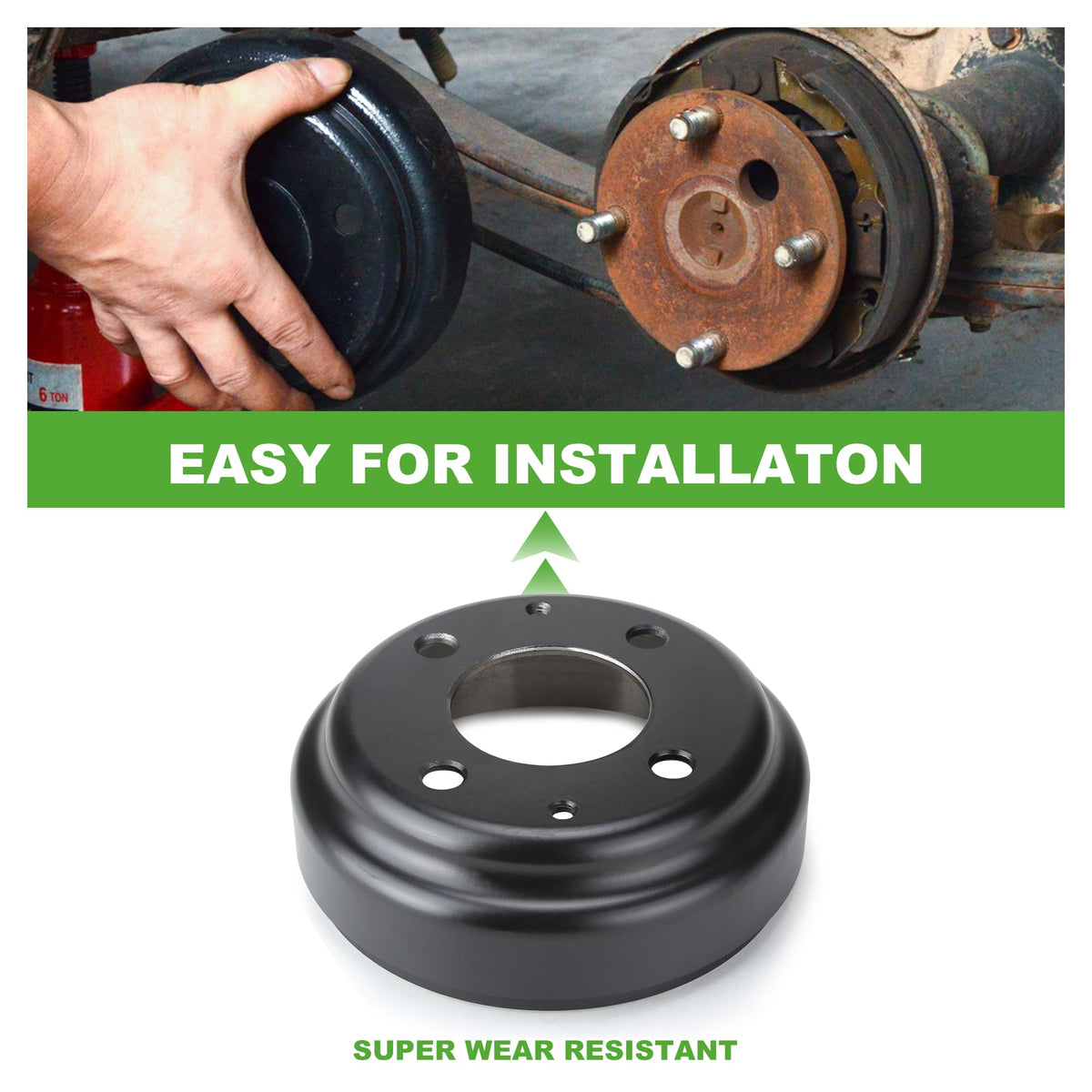 10L0L 1978-up brake drum for gas and electric carts