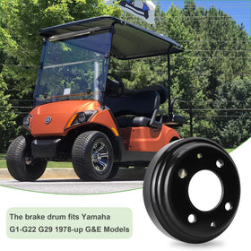 10L0L brake drum for Club Car DS 1981-1994 rear hub compatibility