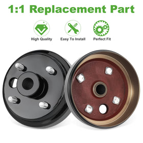 10L0L brake drum large-hole EZGO TXT in-pack two-drum kit for durability