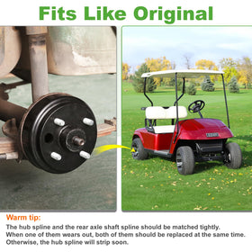 10L0L brake drum large-hole EZGO TXT precision-fit grooves ensure alignment