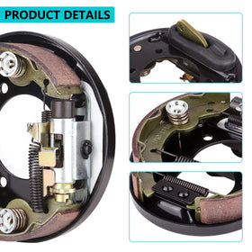 10L0L brake drum not included; verify cart compatibility before install