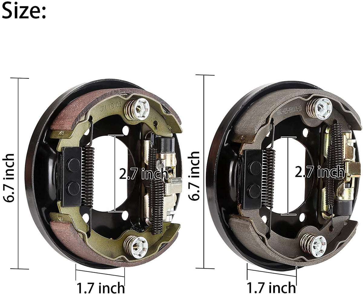 10L0L brake dust cover protects internal parts for longer service life
