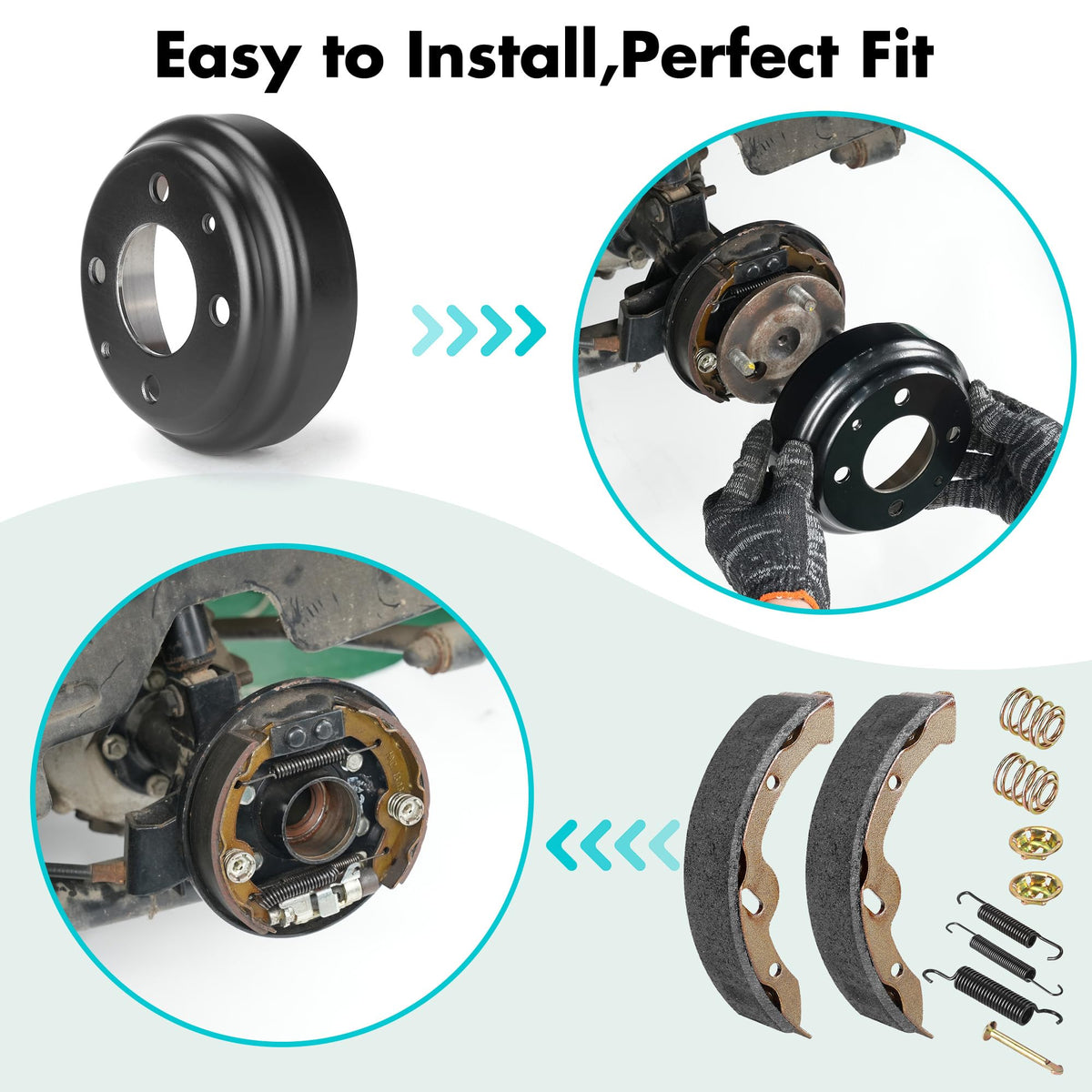 10L0L brake kit complete package for Yamaha, ready for quick maintenance.