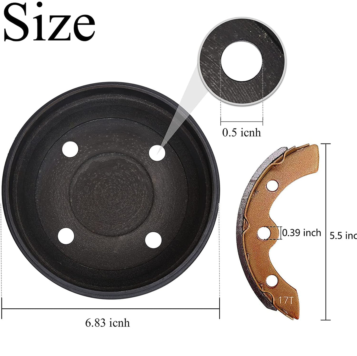 10L0L brake kit complete package, ready-to-install components.