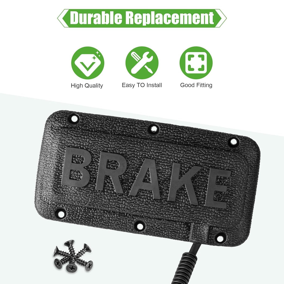 Two-pack of 10L0L brake light switches with screws included for replacement
