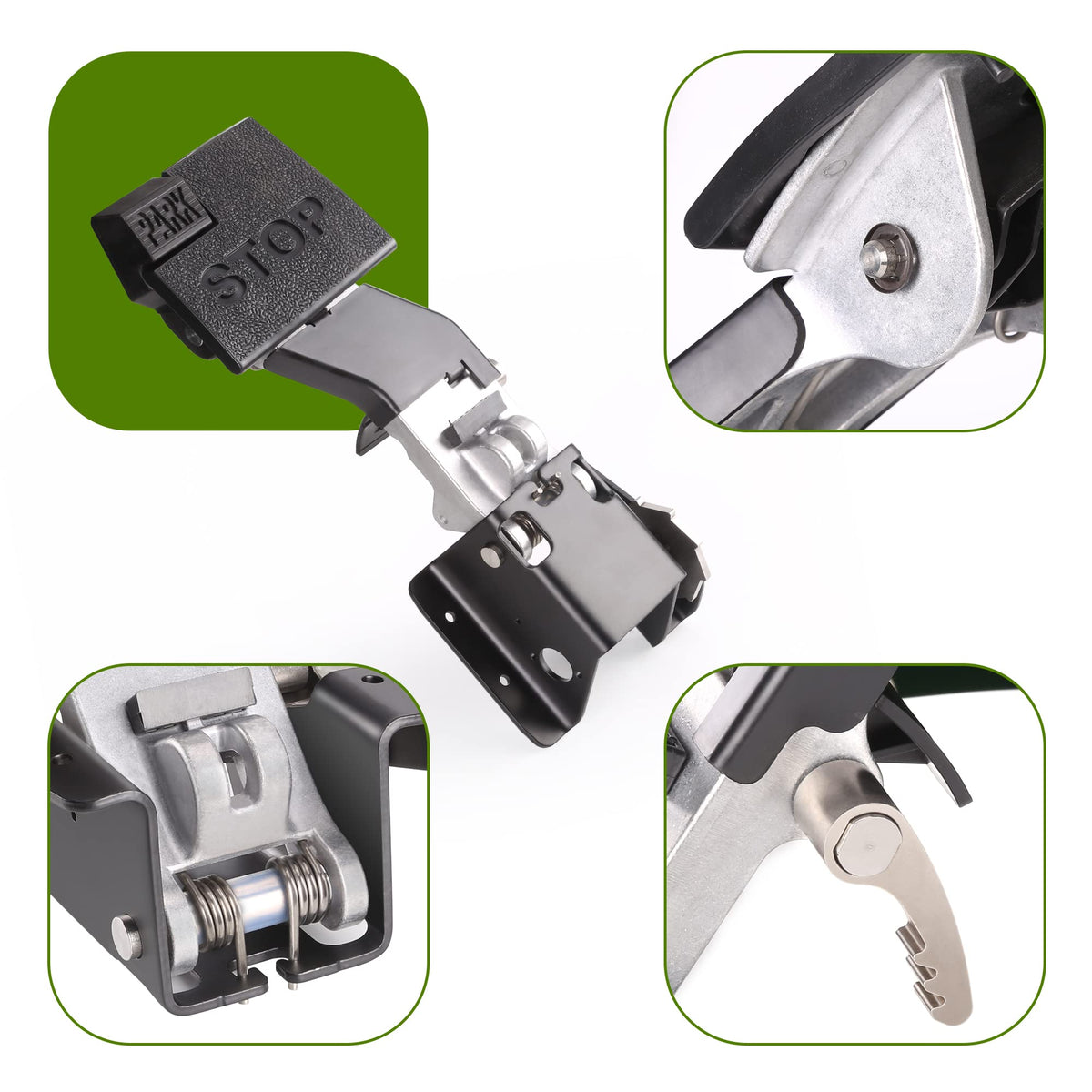 10L0L brake pedal 2009-up installation step depiction