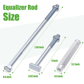 10L0L brake rod kit durable construction close-up.