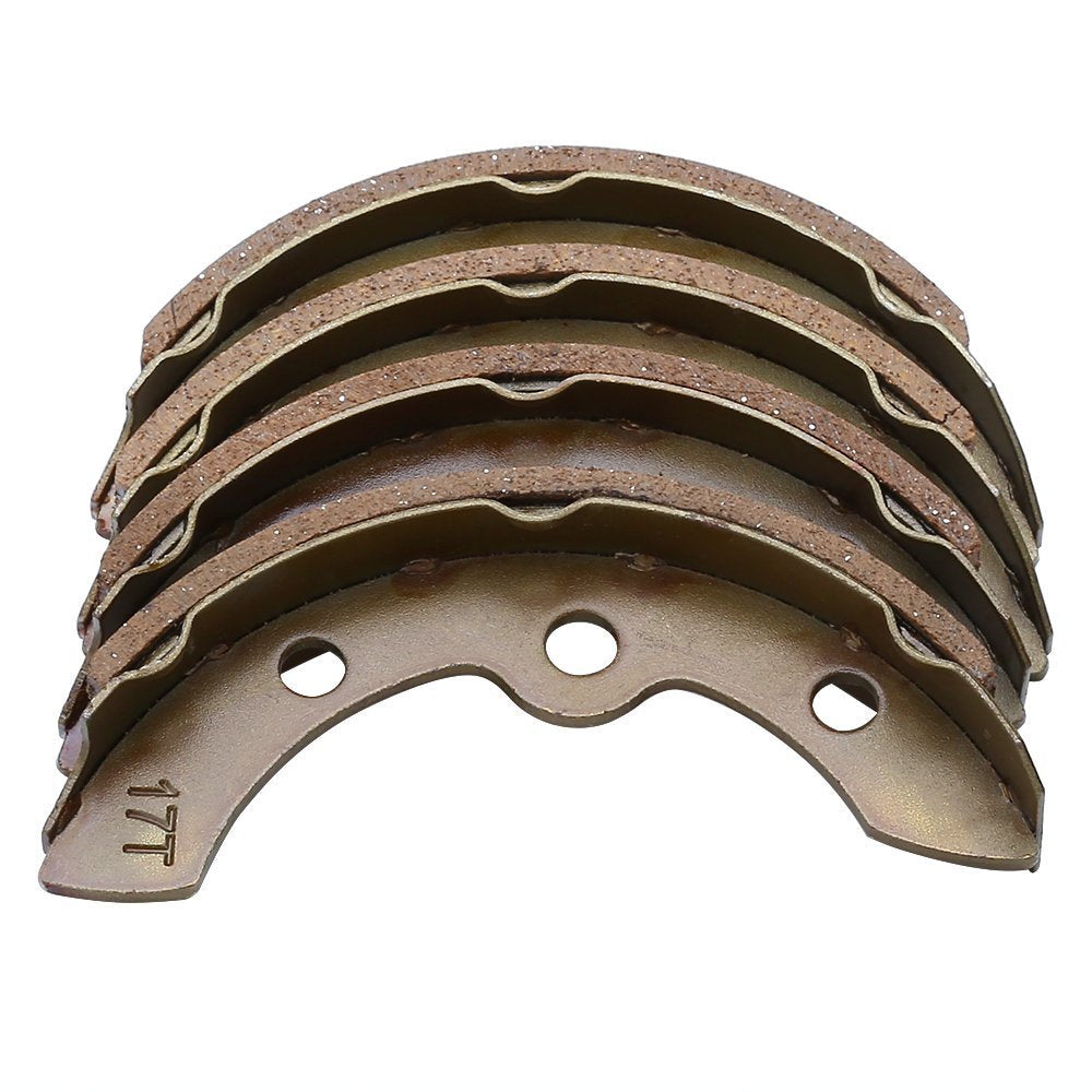 10L0L brake shoes kit compatibility image shows OEM-like replacement fit for Club Car DS
