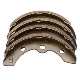 10L0L brake shoes kit compatibility image shows OEM-like replacement fit for Club Car DS