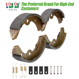 10L0L brake shoes kit for EZGO XI-serial carts; supports classic braking performance.