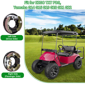 10L0L brake shoes kit included for reliable wear and quiet operation