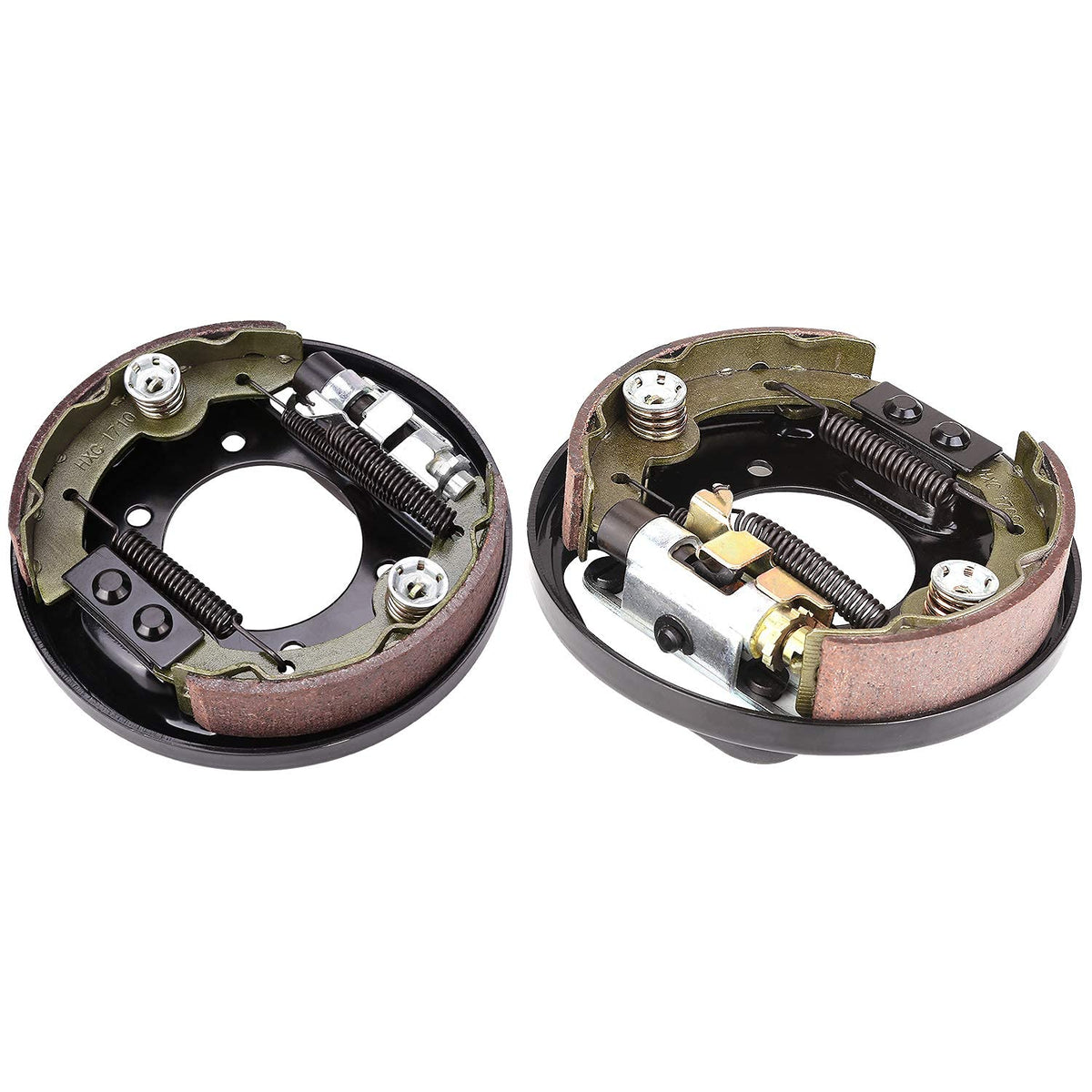 10L0L brake shoes kit close-up highlights complete components for balanced stopping.
