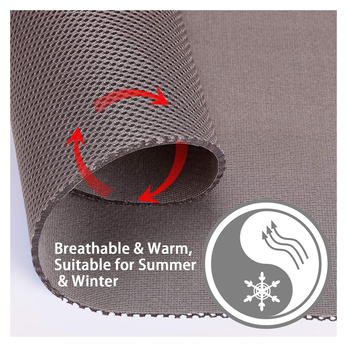 10L0L closeup of breathable polyester mesh fabric