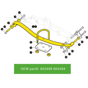 10L0L bushing and sleeve set promotes precise alignment and reduces wear
