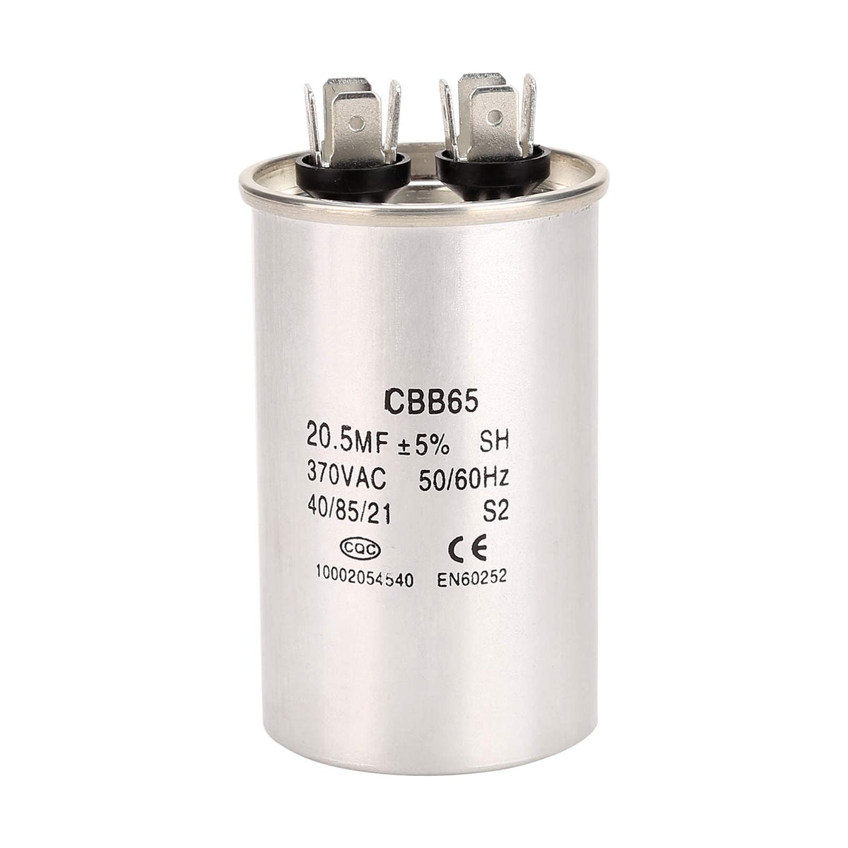 10L0L capacitor label close-up confirms OEM replacement compatibility across brands.
