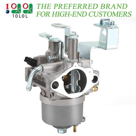 10L0L carburetor kit contents laid out with parts for easy replacement