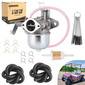 10L0L carburetor kit for EZGO Marathon package view with complete replacement parts.