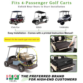 10L0L cargo bag installation with buckles and Velcro requires no tools
