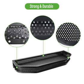 Steel frame and mesh in 10L0L cargo basket for easy loading