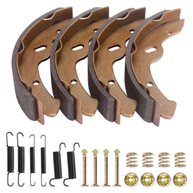 10L0L golf cart brake kit components arranged for easy reference