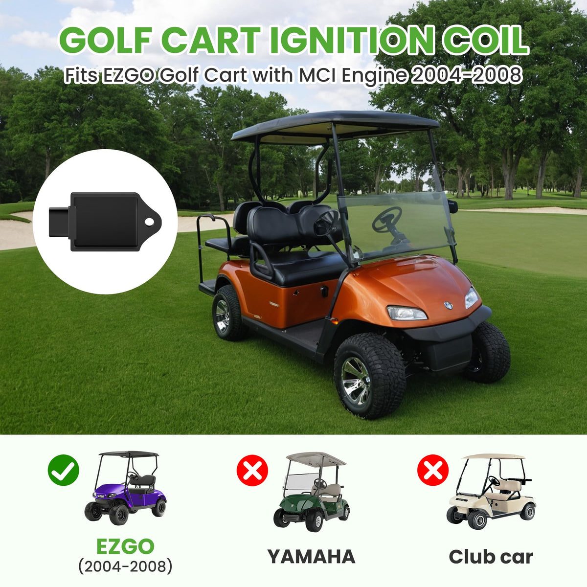 10L0L EZGO replacement box ready for quick installation.