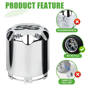 10L0L center cap fits 8–12 inch wheels for versatile compatibility.
