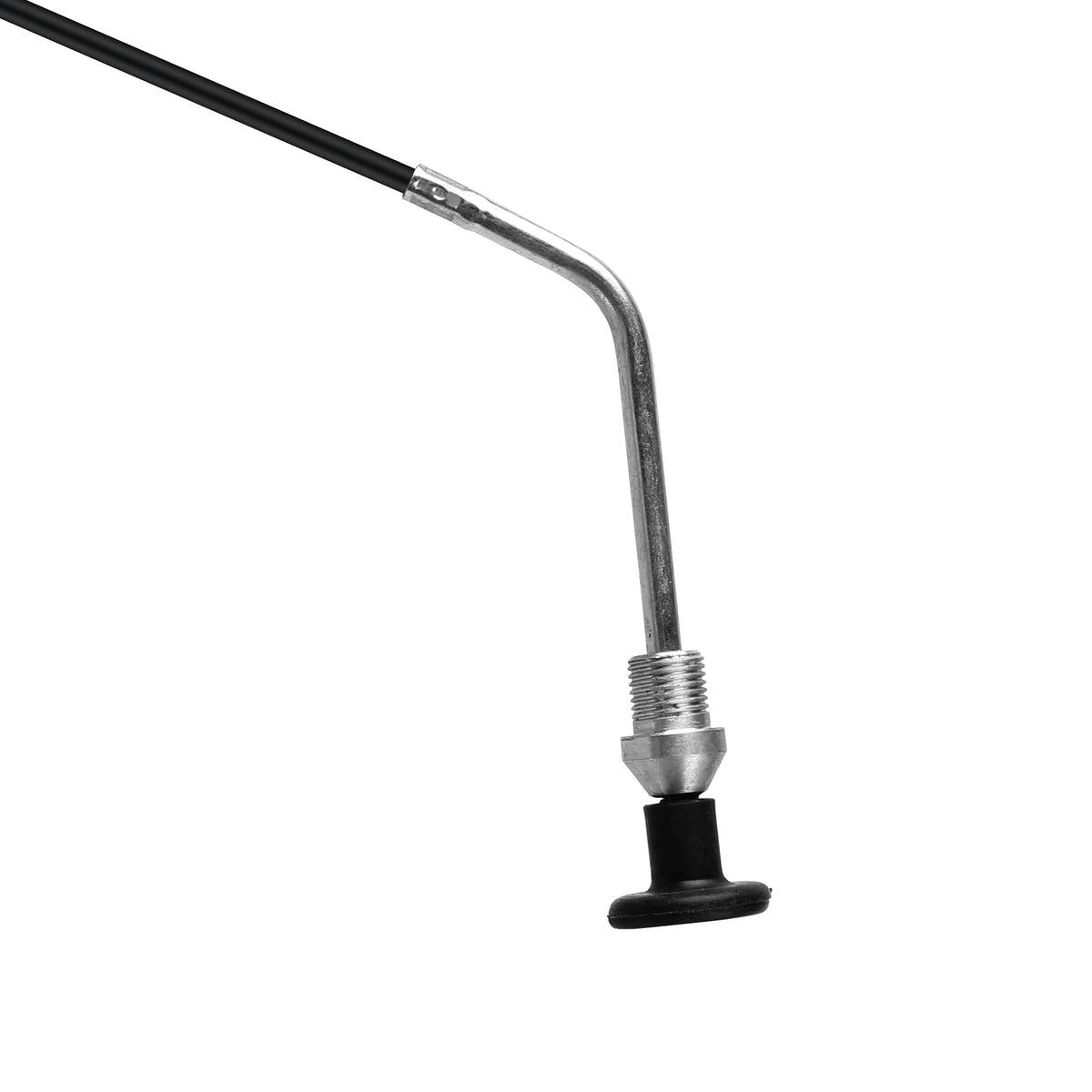 Choke cable mounted near bracket for easy access.