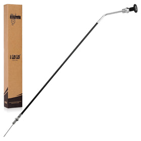 Installed 10L0L choke cable on EZGO TXT, side view.