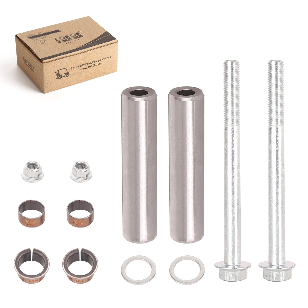 10L0L claw copper sleeves, precision pivot components for EZGO spindles