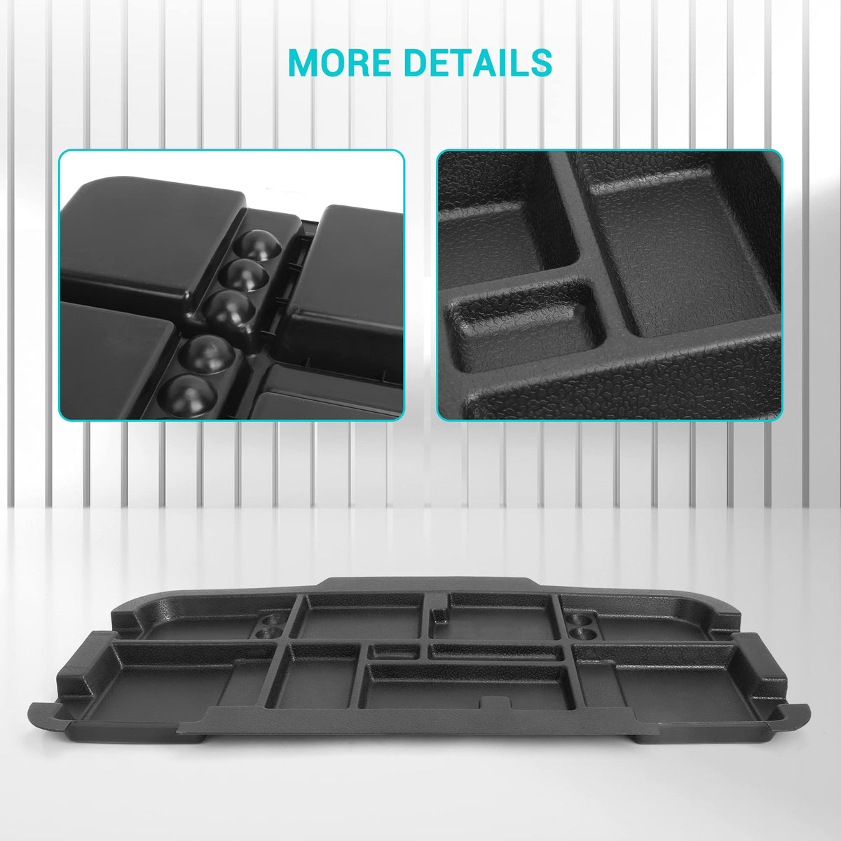 10L0L tray is easy to clean and remove for battery access