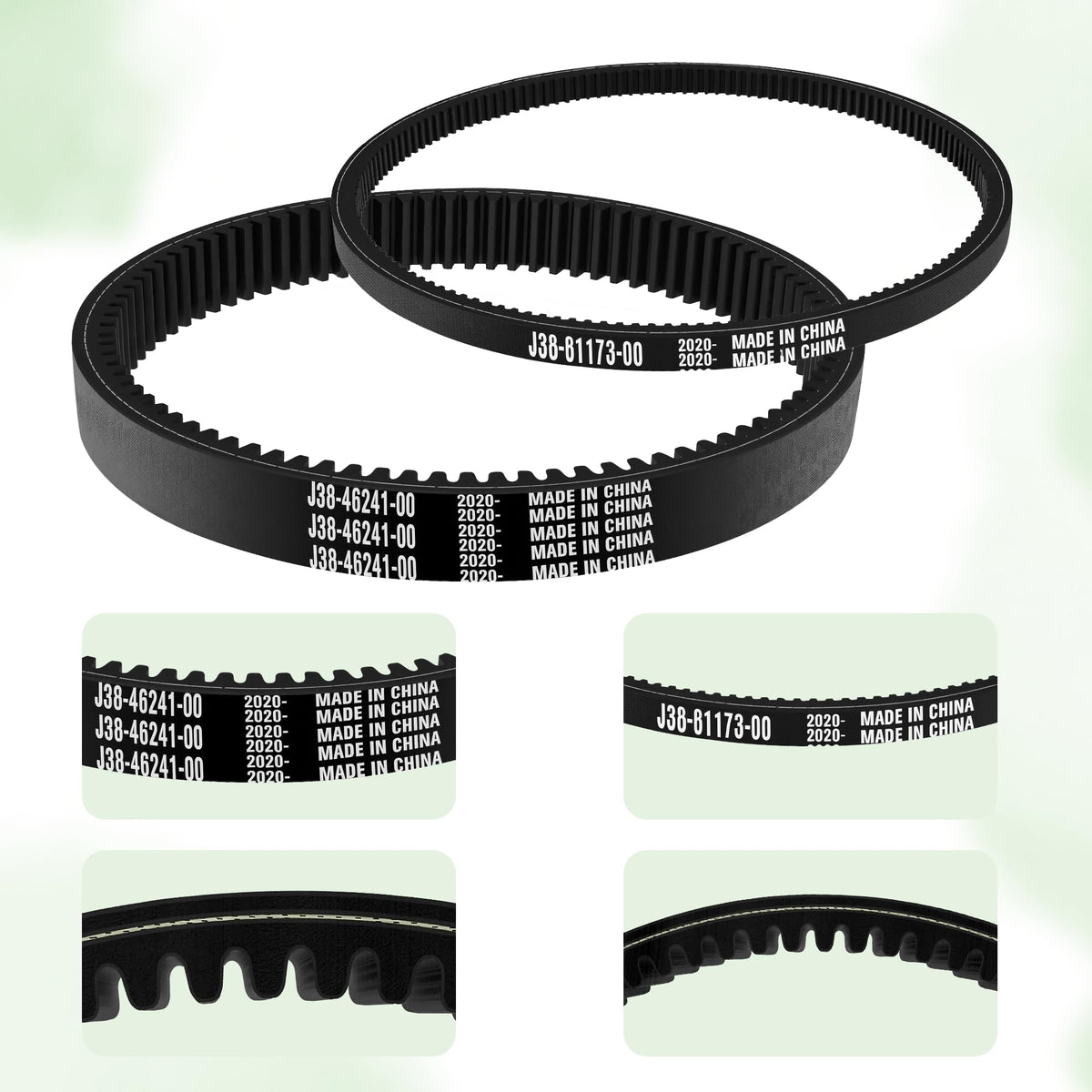 10L0L clear belt profile emphasizes precise dimensions