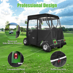 10L0L clear PVC windows offer 360-degree visibility for safe driving