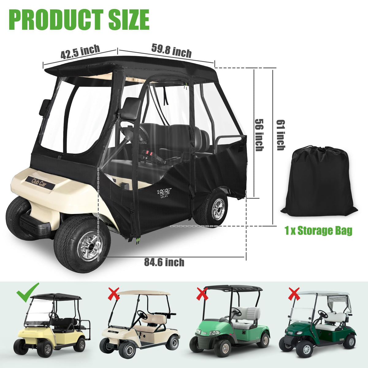 10L0L security design with mirror openings and window visibility for safe driving