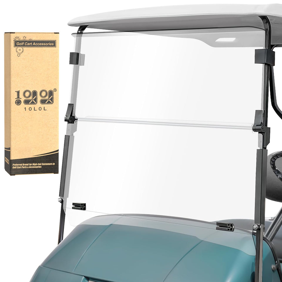 10L0L Clear Windshield for EZGO TXT/Medalist improves visibility and reduces glare