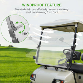 10L0L clear PC windshield close-up highlights durability and impact resistance