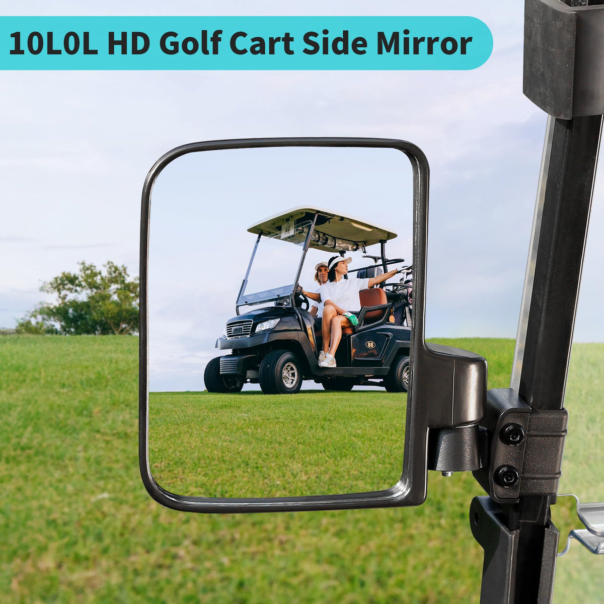 10L0L clip-on mirror for flexible, secure mounting and flexibility