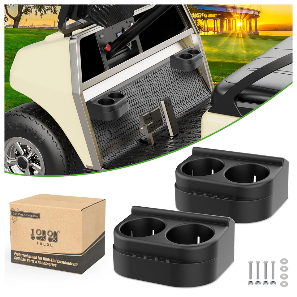 10L0L Club Car cup holder kit dual for DS 1993-Up, easy-to-install accessory.