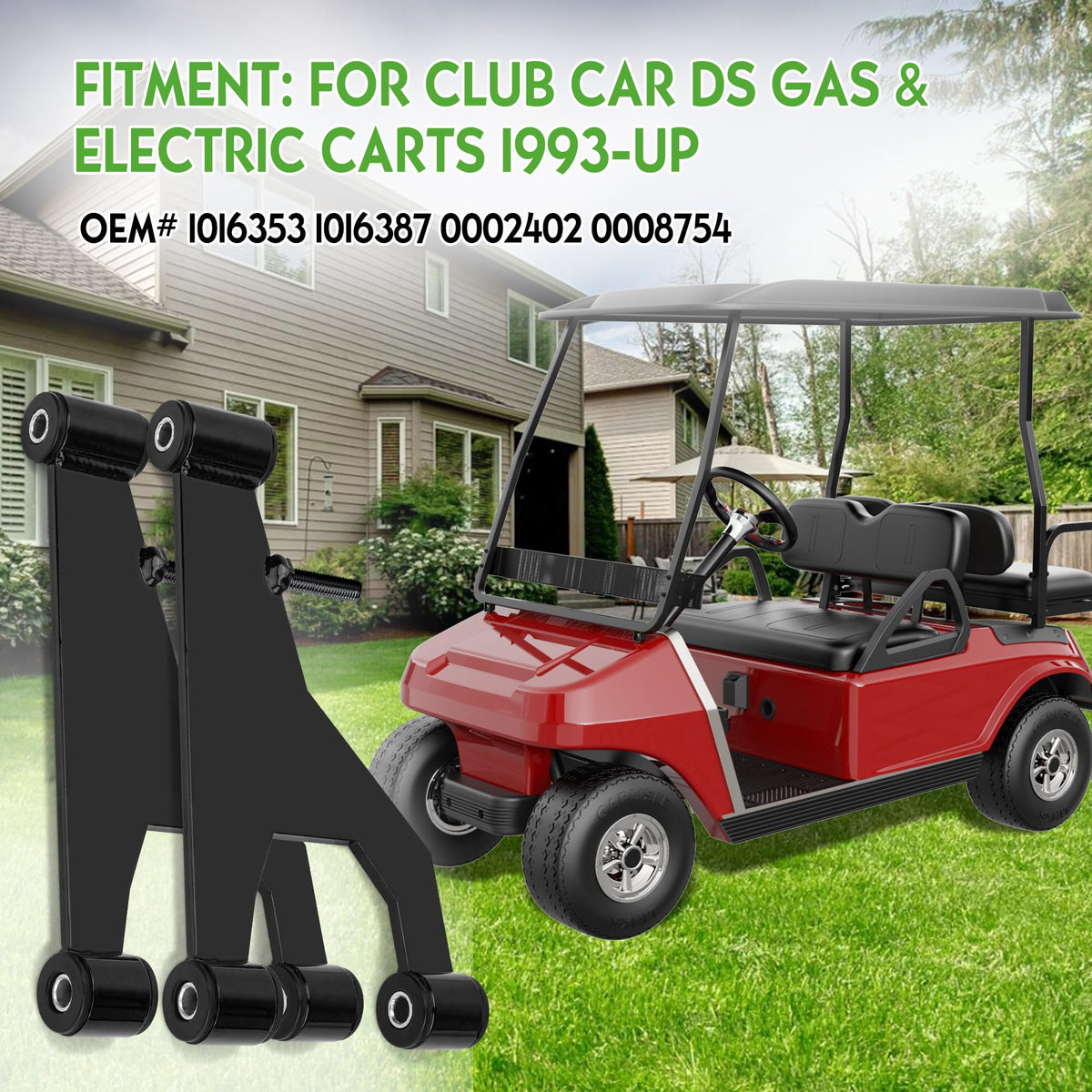 10l0l club car ds 1993-up fitment image emphasizing easy upgrade