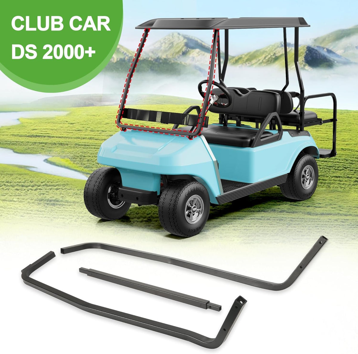 10L0L Club Car DS 2000+ fitment supports lasting performance and appearance.