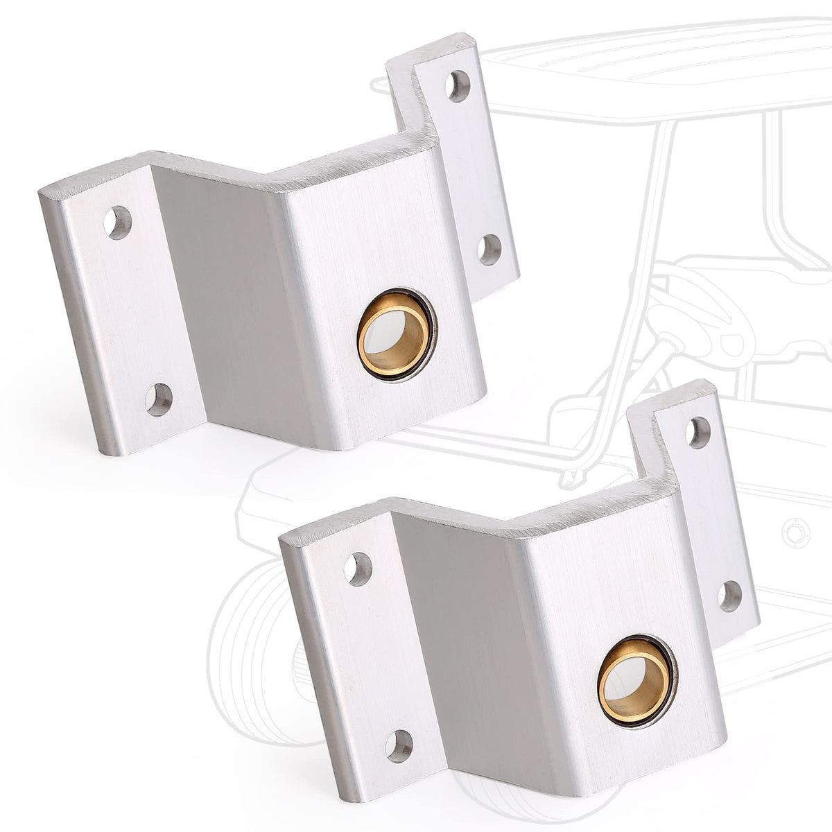 10L0L Club Car DS bracket and bushing replacement supports reliable throttle control