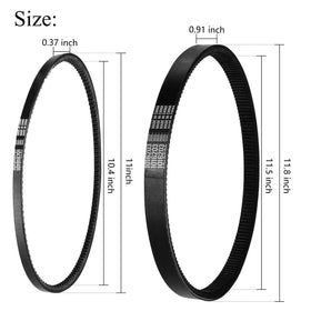 10L0L Club Car DS belt-fit image for 1997-up models