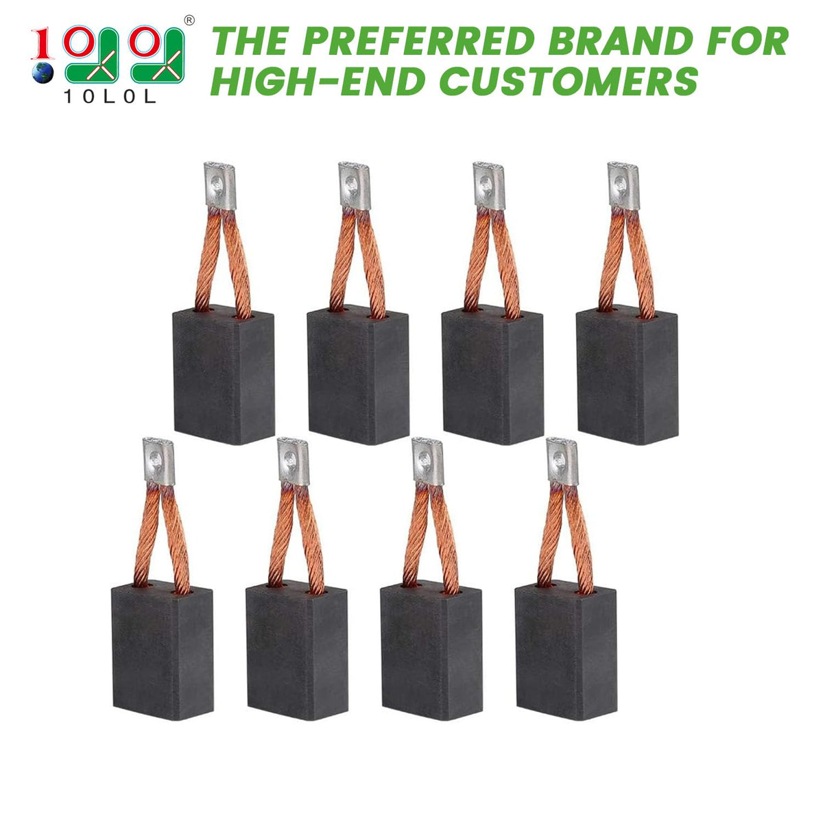 10L0L Club Car DS L6 L8 brush kit for reliable power