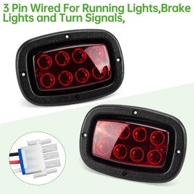 10L0L light kit in use on a Club Car DS golf cart