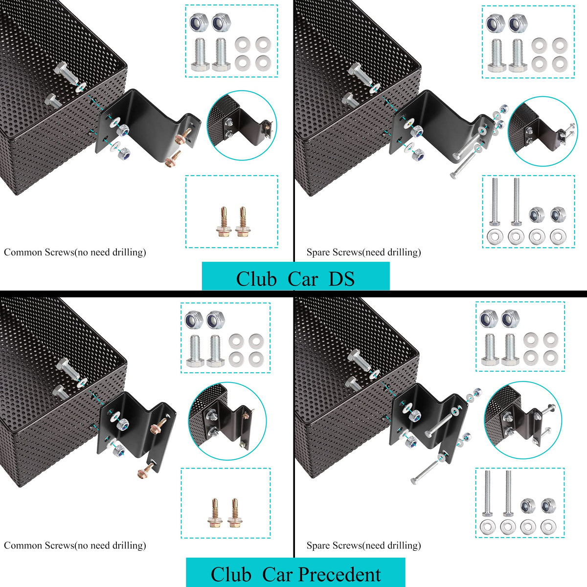 10L0L DS/Precedent compatible basket mount hardware
