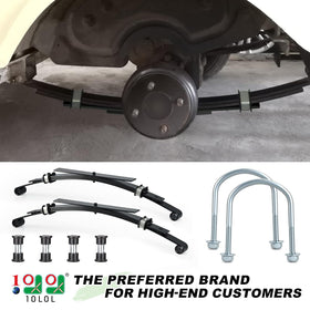 10l0l club car ds rear springs close-up showing robust steel design