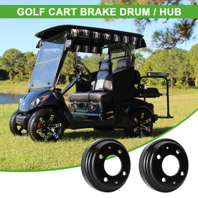 10L0L Club Car DS/Tempo brake drum showing OEM compatibility