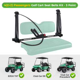 10L0L Club Car Precedent belt kit fits 2+2 configurations