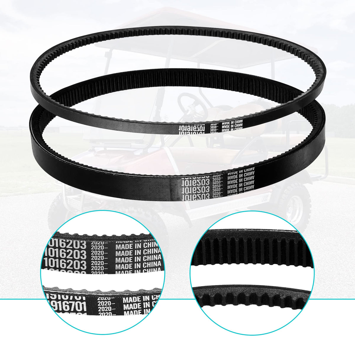 10L0L Precedent 2004-up belt compatibility with FE290 FE350 engines